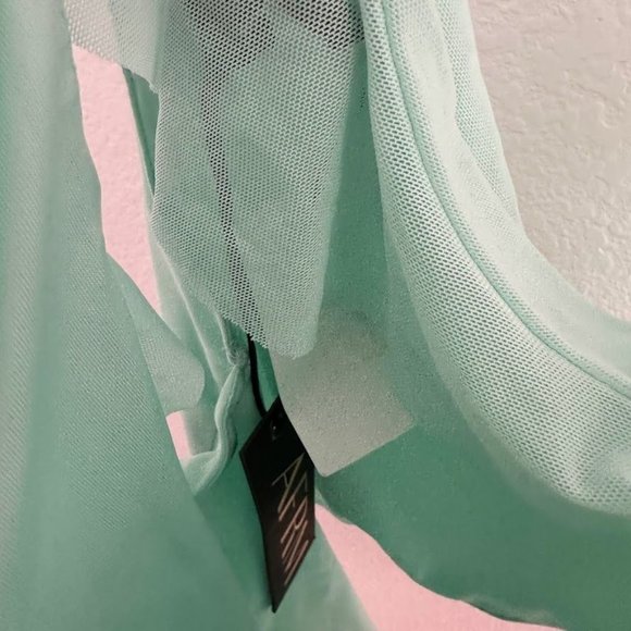 AFRM X Revolve Kellon One Shoulder Top in Ice Blue - Picture 5 of 7